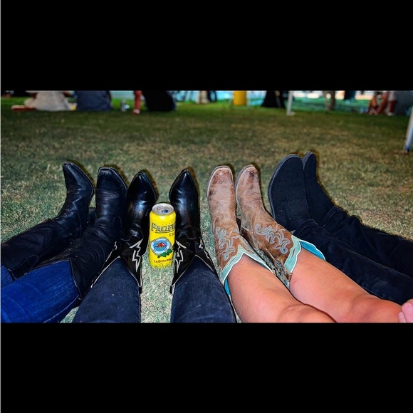 Lightning Black Western (cowboy) Boots - Picture 12 of 12